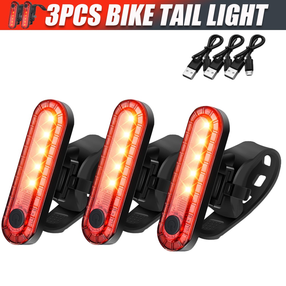 (New) LED USB Rechargeable Bike Tail Light Bicycle Safety Cycling Warning Rear Lamp (11.99 USD) (New) LED USB Rechargeable Bike Tail Light Bicycle Safety Cycling Warning Rear Lamp (11.99 USD)