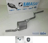 Imasaf Auspuff MSD Mitteltopf für Lancia Y10 (156) 1.1 I.E Autom.