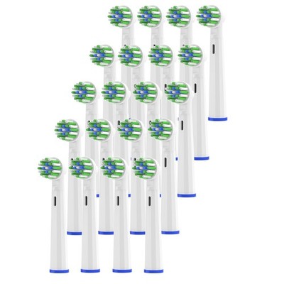 Replacement Brush Heads for Oral B PRO 500 1000 3000 5000 6000 7000 8000 20 Pack