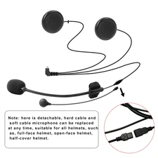 Freedconn Motorcycle Interphone Accessories Hard Earphone Suit for T-COM SC T-CO