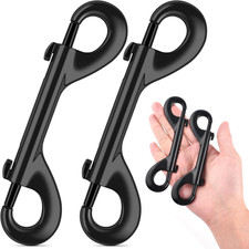 ERKOON Extra Large 4-7/10Inch Double Ended Bolt Snaps Hooks 220Lbs Load Capacity