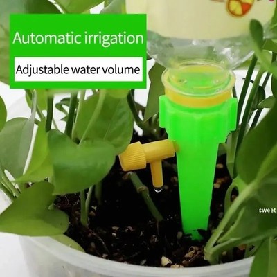 Automatic Drip Irrigation System Self Watering Spike for Flower Plants Greenhous