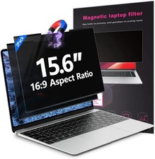 15.6 Inch Laptop Privacy Screen 16:9 Aspect Ratio, Anti-Blue/Glare Protector Fil