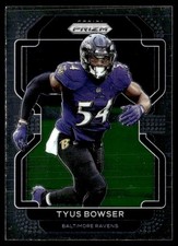 2021 Panini Prizm Tyus Bowser Baltimore Ravens #286