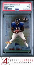 2000 FLEER SHOWCASE NEXT #3 JAMAL LEWIS RC POP 1 PSA 9