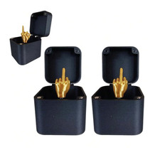 Middle Finger In A Box Funny Surprise Box Pop up Christmas Novelty Fun Gifts