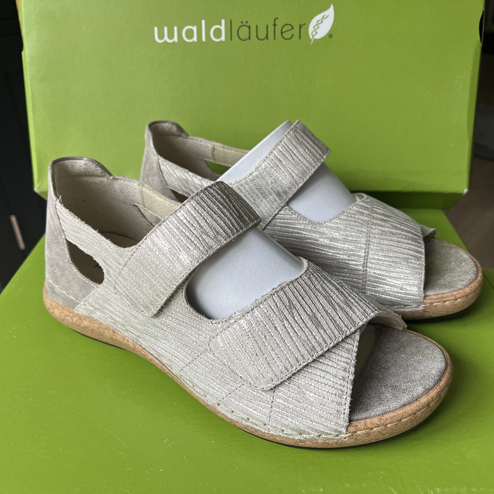 Waldlaufer K-Heliett sandals, UK size 4.5, width K (UK = EE) new (sample in box)