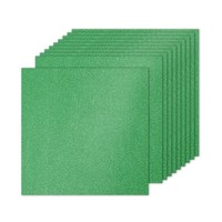 10 Blatt GrüNer Glitzerkarton, 10 X 10\, 250 G/M², Hochwertiges Glitzerpapier"