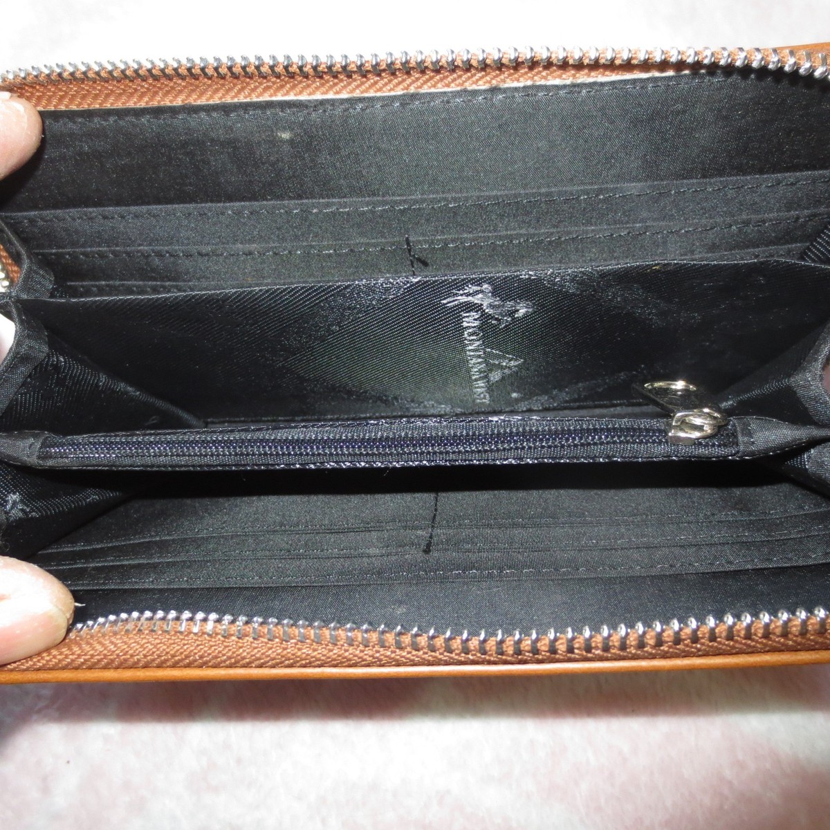 Mountain West faux leather hand tooled woman's Wallet View 3