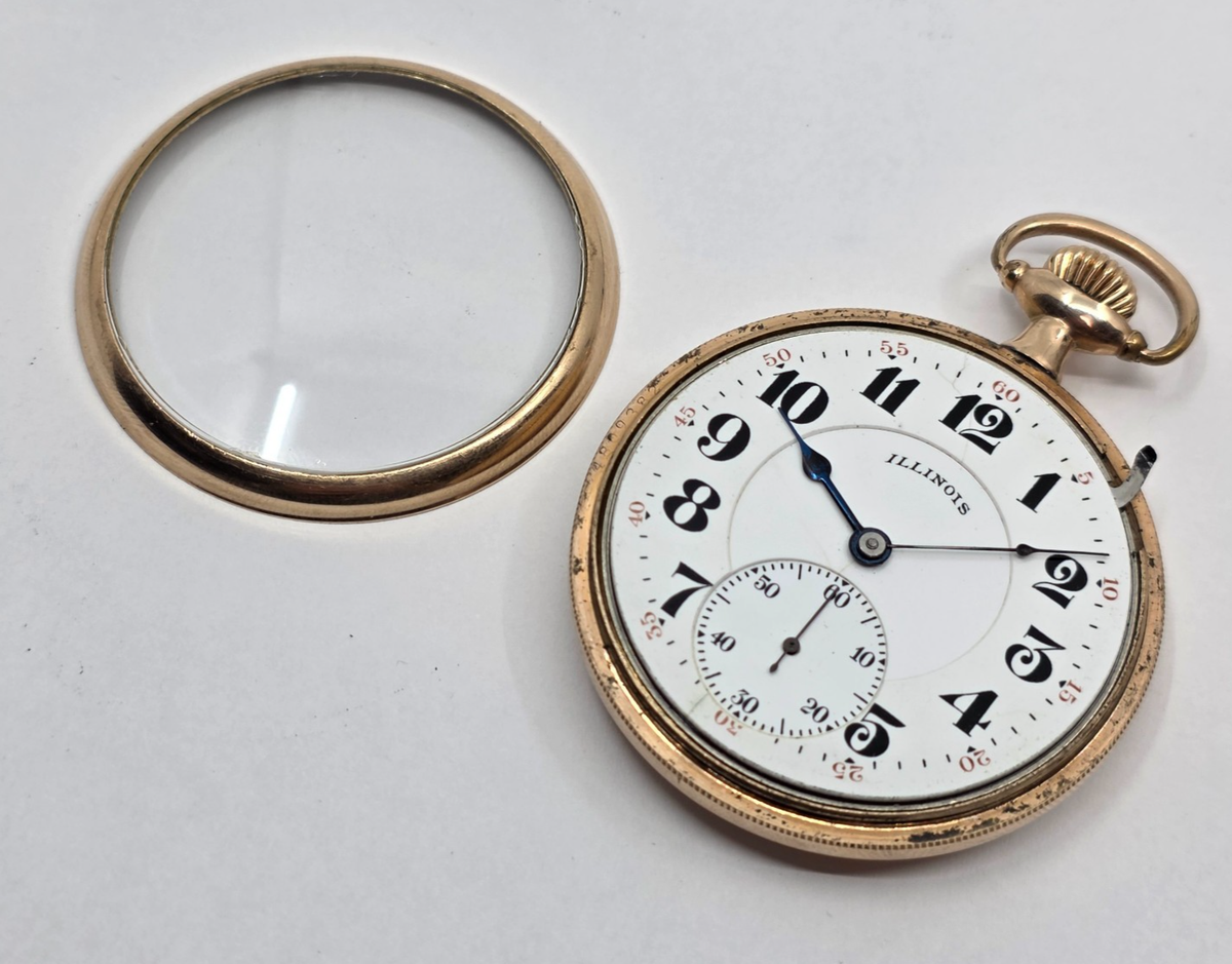 1915 Illinois Bunn Special Model 9 16s 21j Railroad Pocket Watch