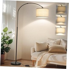Dimmable Floor Lamp, Arc Floor Lamp with Dimmer Standing Lamp with Black
