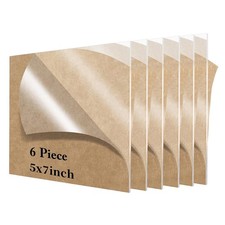 6 Pieces 8 x 10 Clear Acrylic Sheets Blank Acrylic Signs1/8 inch Thick 3mm ...