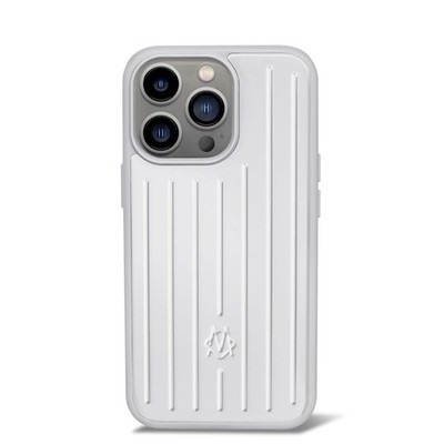 Aluminium Handyhüllen für iPhone 16 Pro Modelle - Silber Aluminium