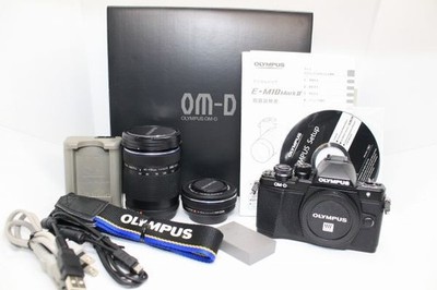 Olympus OM-D E-M10 Mark II EZ Double Zoom Kit Black 539764
