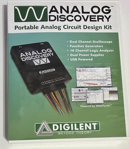 Digilent Analog Discovery Portable Analogy Circuit Design Kit Oscilloscope USB