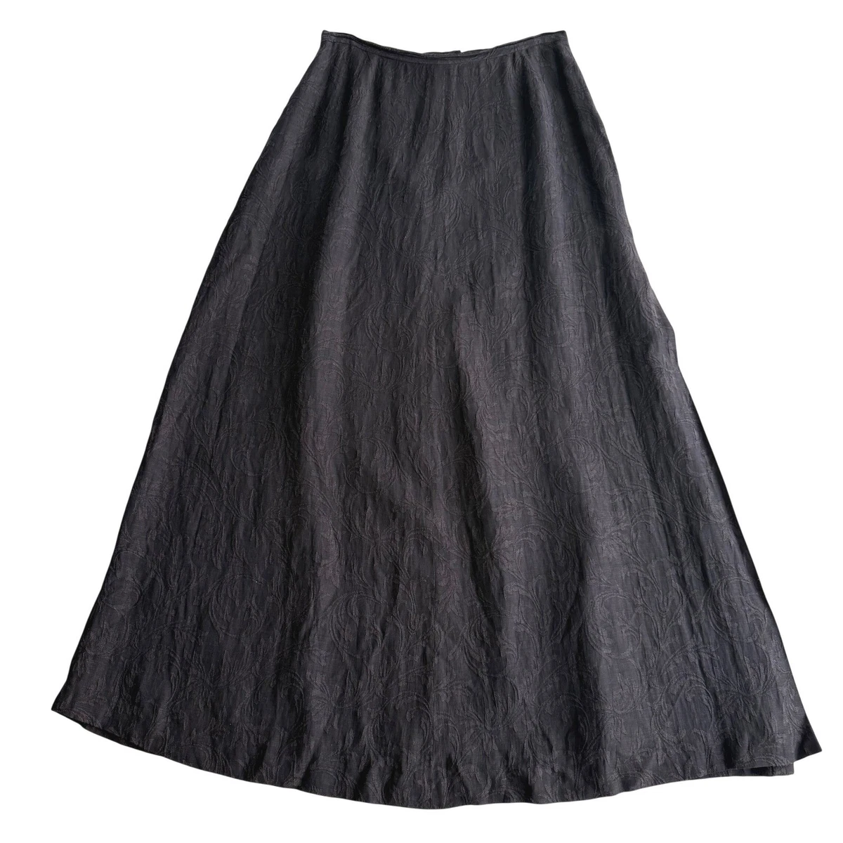 Jupe Noire Longue Emanuel Ungaro Taille 12 (FR 46) - Modèle Neuf Avec étiquettes, Prix D'origine 295€
