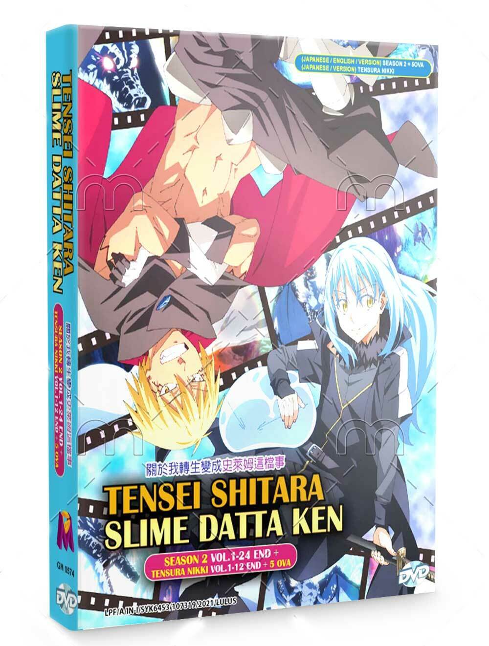 ANIME DVD TENSEI SHITARA SLIME DATTA KEN SEA 1-2 +TENSURA NIKKI +5 OVA~ENG  DUB~