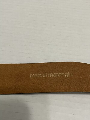 Marcel Marongiu Vintage genuine leather belt women Marcel Marongiu genuine leather belt women | eBay main image 2