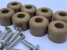 Cutting Board Rubber Bumpers LOW PROFILE Silicone Black Clear Small Large A+