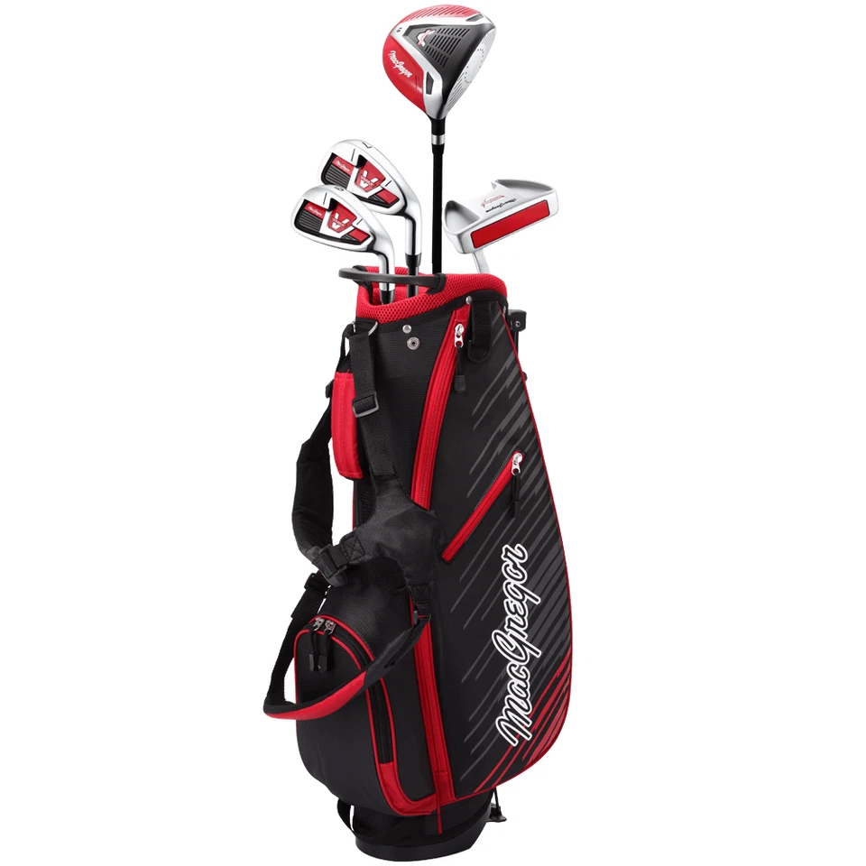MACGREGOR V-MAX PREMIUM JUNIOR PACKAGE SET +GOLF STAND CARRY BAG / BOYS AGE 6-8 - Image 2 of 4