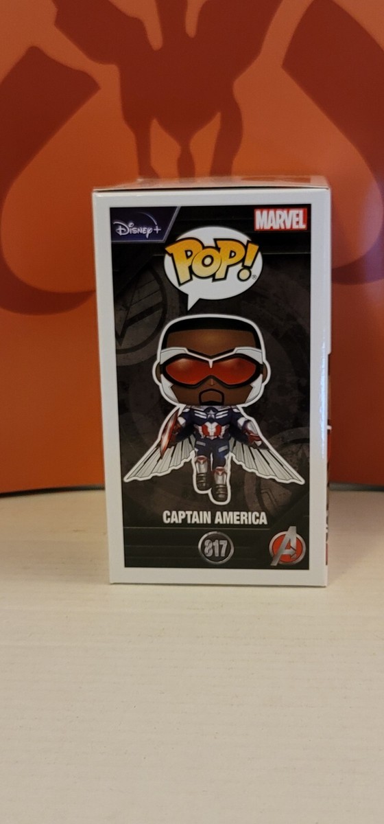 Marvel #0817 Funko POP! Captain America *Metallic* (Walmart
