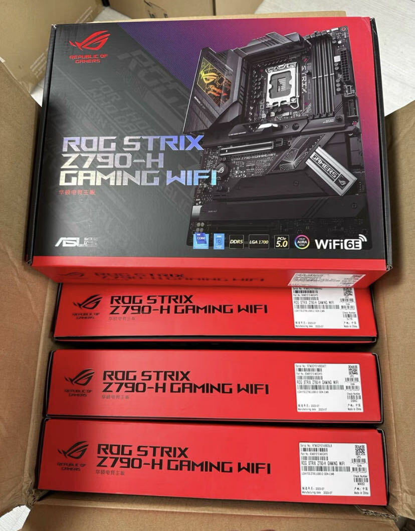 ASUS Z790 ROG STRIX Z790-H GAMING WIFI LGA1700 Support Intel core