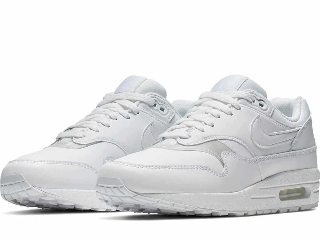 WOMENS NIKE AIR MAX 1 WHITE SIZE UK 3 EUR 36 US 5.5 319986 119