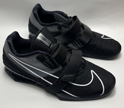Nike Romaleos 4 Black/White Mens Size 13 Lifting Powerlifting