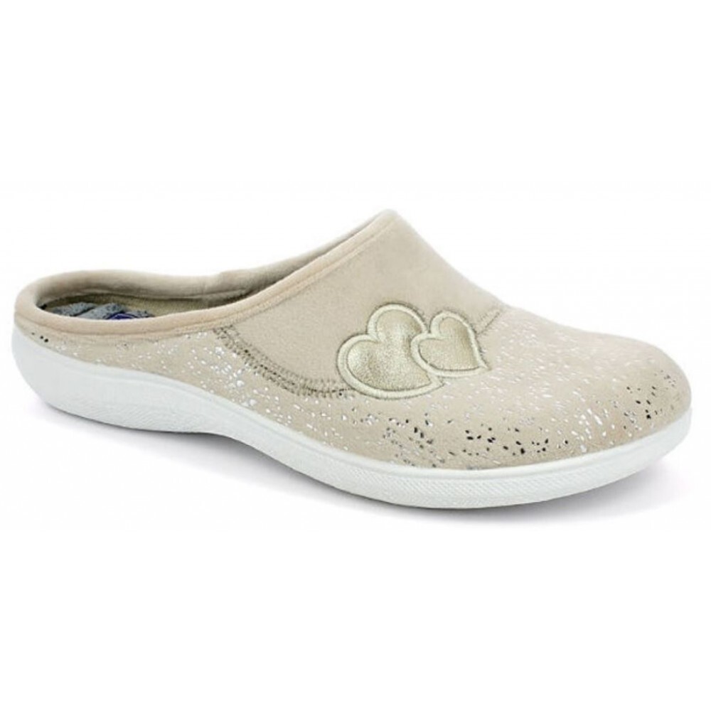 inblu Pantofole Ciabatte Invernali Donna con Due Cuori EC-76