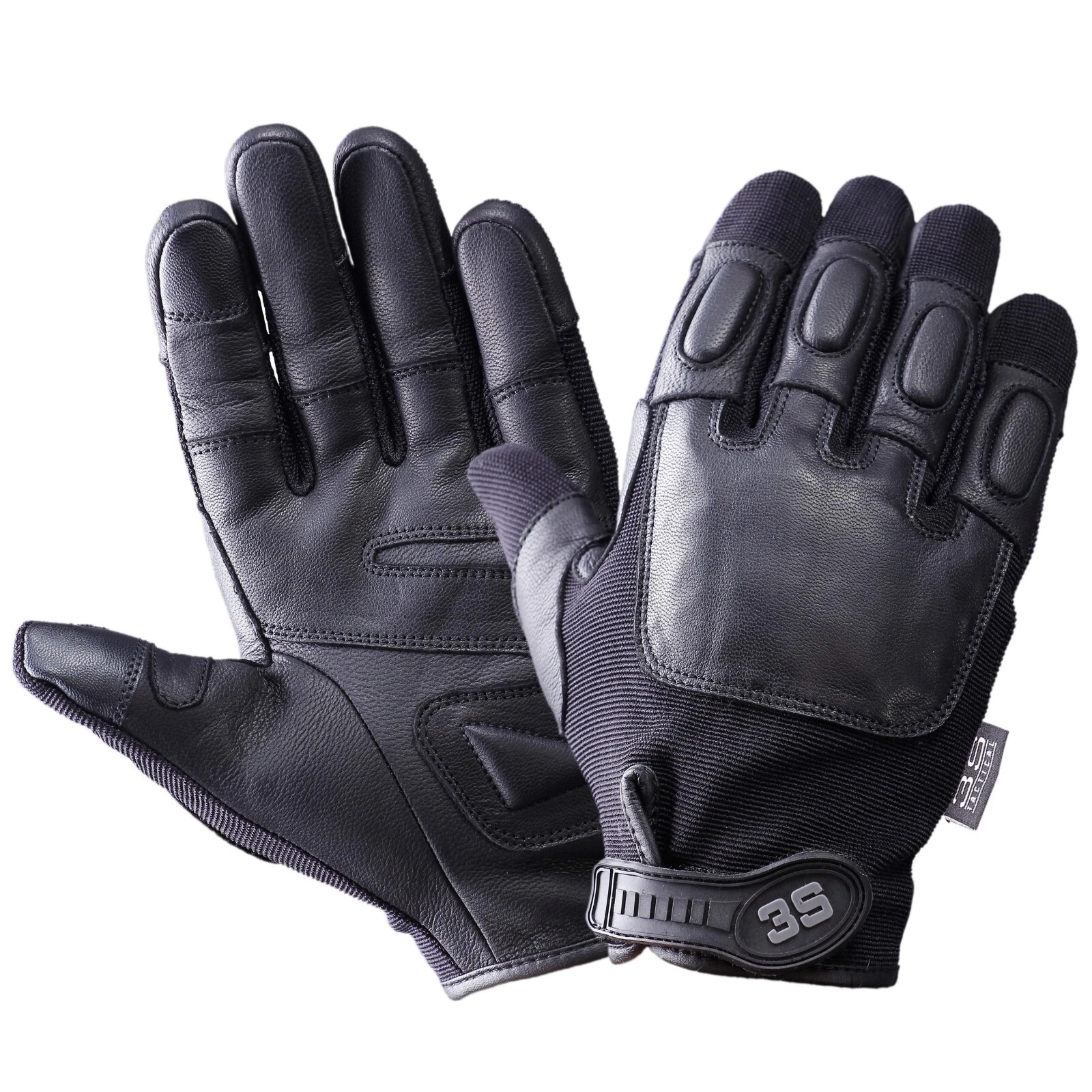 3S Tactical Leather Steel Shot Police Security Padded Motorcycle Gloves -T2-3SG
Opens in a new windo