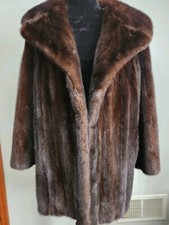 Vogue Furs Mid Length Coat George’s Fur Pa Mink Coat Size Missing Belt