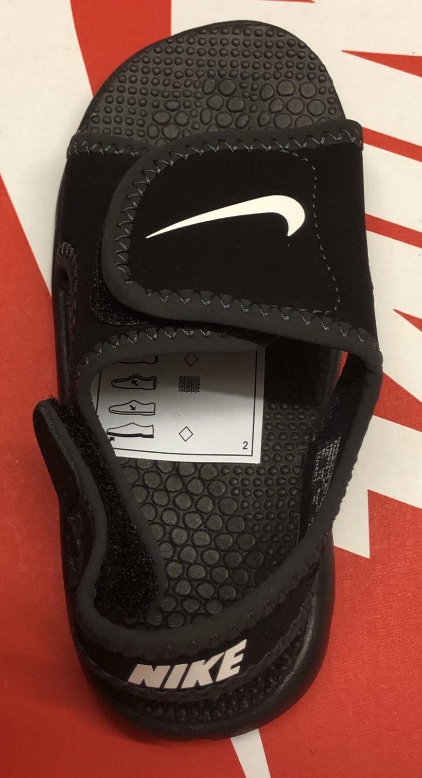 NIKE SUNRAY ADJUST 4 sandali bambino ragazza ragazzo scarpe da spiaggia UK 8 5 EU 26 US 9C