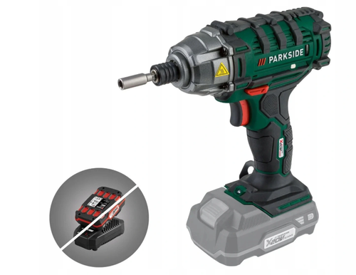 PARKSIDE X20V TEAM IMPACT DRIVER + CASE 