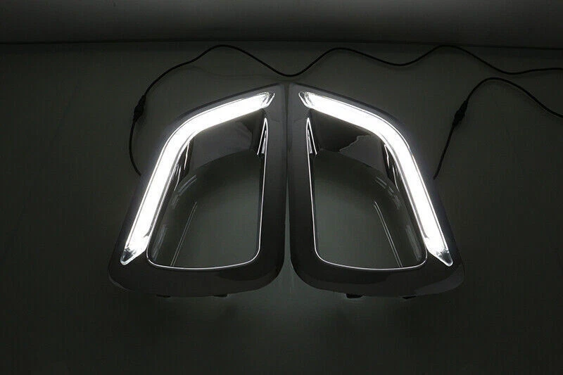 Par de luces de conducción diurna LED DRL para Nissan Navara NP300 2015-2016 Foto 4 de 4