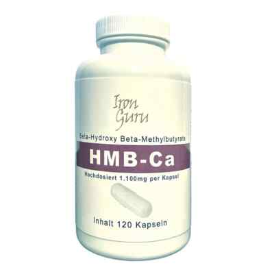 HMB-Ca 120 Kapseln 1.100mg, Beta-Hydroxy Beta-Methylbutyrate- IRON GURU, Neu
