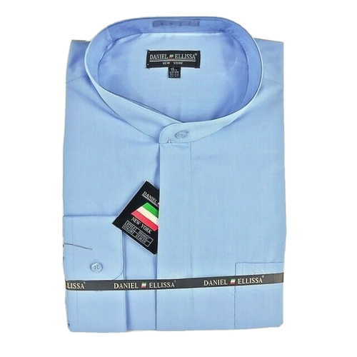 Nehru Collar Men's Dress Shirts 