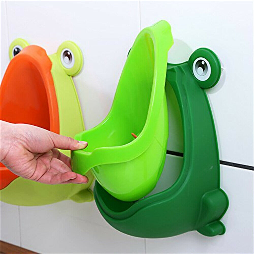 Green Frog Potty Toilet Training Urinal Kid Baby Boy Pee Trainer