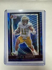 Jamal Haynes 2024 Leaf Pro Set Metal /6 Blue Wave Georgia Tech Yellow Jackets