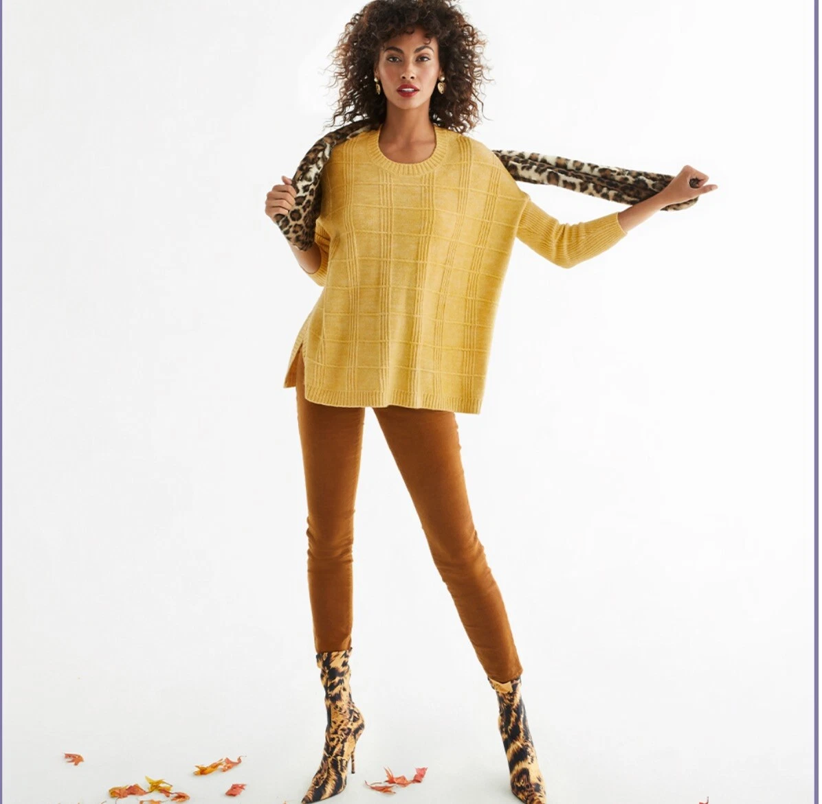 Cabi yellow cheap sweater