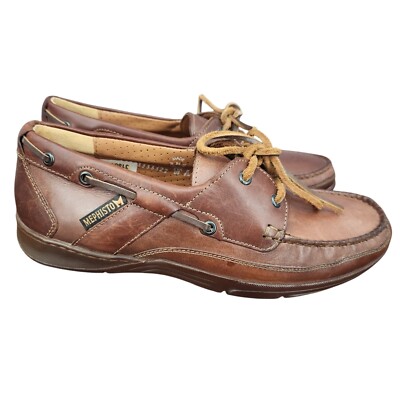 Mephisto Spinnaker Boat Shoes Leather Chestnut Brown Size 7.5 Mephisto spinnaker leather - Gem main image 3