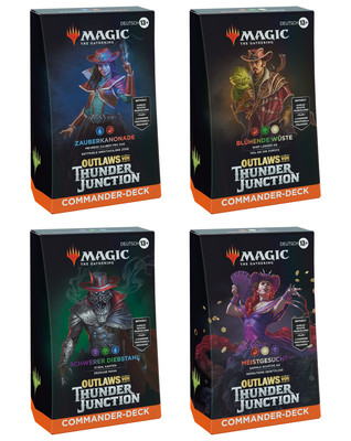 Magic MtG - Outlaws von Thunder Junction - Commander Decks - Deutsch
