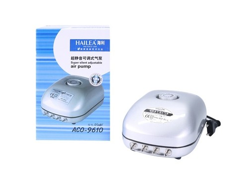 Hailea ACO9610 Luftpumpe Membranpumpe für Aquarium & Teich 600 l/h