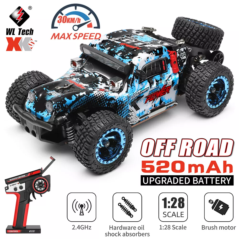 Wltoys 284161 Off Road Mini 1/28 RC Racing Car 30km/h 2.4GHz 4WD Brushed  Motor