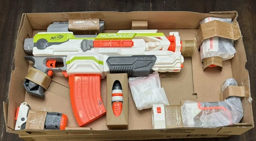 Nerf N-Strike B1538 Modulus ECS-10 Blaster with the Multiple Gear Upgrade