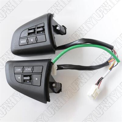 2x Car Multifunction Steering Wheel Switch Control Button For Mazda 3 5 CX-5 CX7