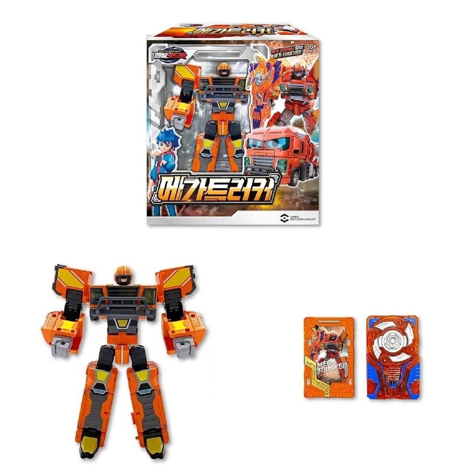 Metal Cardbot Mega Trucker Korean Truck Car Transforming Action Figure Robot - Image 3 of 4