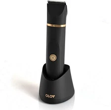 OLOV Electric Groin Hair Trimmer - Ball for Men Black Trimmer, 