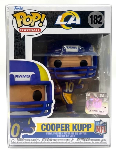 Funko Pop! NFL Football LA Rams Cooper Kupp #182 with POP Protector