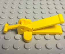 Lego Yellow Car Jack Utensil,Garage Mechanic Mini Figures Tool / Rare Color
