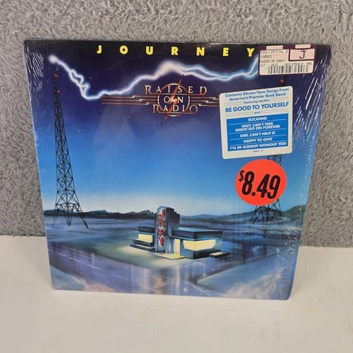 Journey Raised On Radio 12” Vinyl Album Authentic 1986 Columbia Records OC 39936
